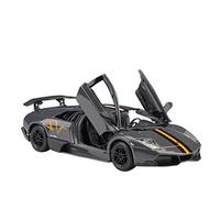 HOPEYS scale car model 1:24 For Lamborghini Murcielago LP670-4 SV Alloy Sports Car Model Scale Die Cast Vehicle Finished Product (Color : Black)