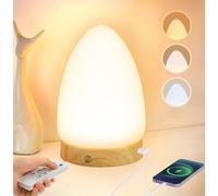 Hopihe Light Therapy Lamp, UV-Free 10000Lux Therapy Light, Daylight Lamp with Touch & Remote Control, Memory Function, 4 Adjustable Brightness Levels, Timer, 3 Color Temperatures