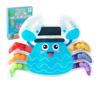 hopihy Crabs Colour Sorting Toys for Toddlers, Bee Shapes Sensory Toys for Autism & Fine Motor Skills, Montessori Toys for 3+ Years Old, Colour Sorting Toys Educational Toys Ideal for Toddlers