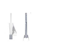 Hoping 13 LBS Fluke Style Anchor Kit with Hot-Dipped Galvanized Steel, 7.9 ft Chain, 101 ft Rope, and Two 0.4 in Shackles for Boats up to 25 Feet(13pound)