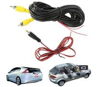 Hoping 6M RCA Video Extension with Power for Rear View Backup Camera Systems, 12V to 24V 1A to 2A, Male to Male Connector