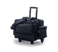 Hopkins Medical Products Medical Bag with Wheels for Home Nurses Black