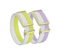 HOPMC Nylon Sport Replacement Bands, Compatible with Polar Loop/Polar 360, Lightweight and Breathable, Unisex, 2 Pack (2PC05)