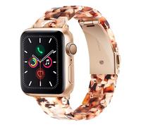 HOPO Compatible with Apple Watch Strap, Thin Light Resin Fashion Replacement Band for iWatch Series Ultra 11 10 9 8 7 6 5 4 3 2 1 SE