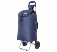 Hoppa 57Ltr Lightweight Shopping Trolley 2024 Model, Hard Wearing & Foldaway for Easy Storage With 1 years Guarantee(Navy)