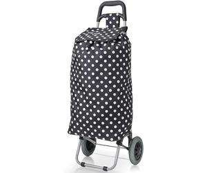 Hoppa 57Ltr Lightweight Shopping Trolley 2024 model, Hard Wearing & Foldaway Push/Pull Cart for Easy Storage With 1 Year Guarantee
