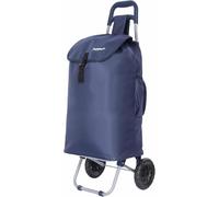 Hoppa 57Ltr Lightweight Shopping Trolley 2025 Model, Hard Wearing & Foldaway for Easy Storage Navy