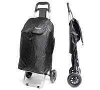 Hoppa 57Ltr Lightweight Shopping Trolley 2025 model, Hard Wearing & Foldaway Push/Pull Cart for Easy Storage With 1 Year Guarantee