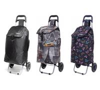 Hoppa 57Ltr Lightweight Shopping Trolley 2024 model, Hard Wearing & Foldaway Push/Pull Cart for Easy Storage With 1 Year Guarantee