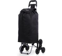 Hoppa Lightweight Stair Climber Shopping Trolley 6-Wheel 2024 Model Folding Large 47L Capacity Collapsible Shopping Cart Bag