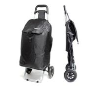 Hoppa Original Plain 23-Inch Shopping Trolley - Black, Black