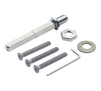 HOPPE 11945436 Mounting Set for Safety Change Fitting Door Thickness 42-52 mm Galvanised