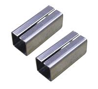 HOPPE 2 x uPVC Door Handle Spindle Sleeves Shims Converter - Convert 7mm Spindle to 8mm (Pair)