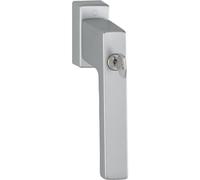 HOPPE 3937966 Fenstergriff Sperrzylinder 7x43 mm, Edelstahl Effekt Window Handle Toulon Locking Cylinder TBT, VK 7 x 43 mm, Stainless Steel Effect, matt Black