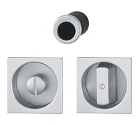 HOPPE 3948198 Sliding Door Handle Set 4921 Toilet Aluminium Silver Anodised