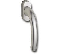 hoppe 8106619 Tokyo Window Handle with Grid, Square 7 x 32 mm, Silver anodised, F1 / Natural, Silber eloxiert