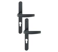 HOPPE AG BCA22075 Door Set Narrow Plate Atlanta 1530/300LMSGL HOPPE Matte Black 9714 Key i Entr.70-ep.68/77-3354592