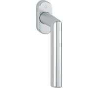 HOPPE Amsterdam Metal Window Handle, Square 7 x 37 MM, Silver Anodised Aluminium 3820371