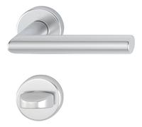 Hoppe Amsterdam with Rosettes 3286551 Toilet Handle, Anodized Silver