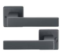 HOPPE Austin MiniLock Handle Pair Right Aluminium Matte Black