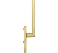 HOPPE Bergamo Lifting Sliding Door Handle Inside Unperforated Brass Light Satin Finish
