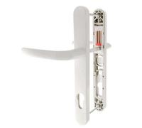 Hoppe Birmingham Lever/lever Door Handle Set (Long Backplate) - White