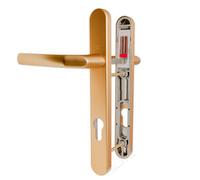 Hoppe Birmingham Lever/lever Door Handle Set (Short Backplate) - Gold
