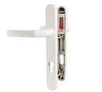 Hoppe Birmingham Lever/lever Door Handle Set (Short Backplate) - White