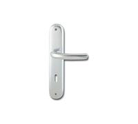 Hoppe Door Handle Set TÔKYÔ on Sign BB 90, Door Thickness 37-42, VK 8/8.5 Anodised Silver