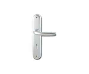 Hoppe Door Handle Set TÔKYÔ on Sign BB 90, Door Thickness 37-42, VK 8/8.5 Anodised Silver