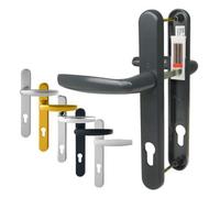 Hoppe Duraplus Atlanta 1530/3830N Lever Door Handles (Long) - Gold (Anodised)