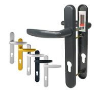 Hoppe Duraplus Atlanta 1530/3831N Lever Door Handles (Short) - Gold (Anodised)