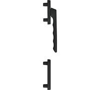HOPPE Lége Balcony Door Handle Half Set Flat Exterior Black