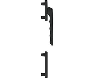 HOPPE Lége Balcony Door Handle Half Set Flat Exterior Black