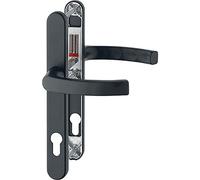 HOPPE LIÈGE Handle Set on Narrow Plate 30 mm, 72-82, Black