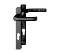 HOPPE London UPVC Lever Door Furniture 113P/366M - 92mm Centres Black