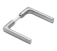 HOPPE Pair of Dallas Handles, Without Rosettes, matt Stainless Steel