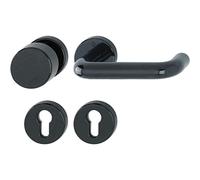 HOPPE Paris 2127873 Fire Protection Interchangeable Set, Black