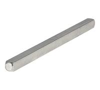 HOPPE 2265221, galvanised Toilet Square Spindle, 5 x 85 mm, for Handle Sets, Class 3, Steel
