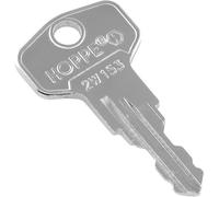 HOPPE Replacement Key for Lockable Window Handles - Key Lock 2W153-EL, Nickel-Plated Steel