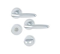 Hoppe Rosettes Set 'VERONA' Natural Aluminium 1510/42KV/42KVS - 6989305
