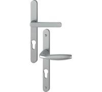 Hoppe - Set of 2 New York 7/70 Door Handles - Stainless Steel - Function Key I - Internal/External Protrusion 54/15 mm - Thick Door 58/62 mm