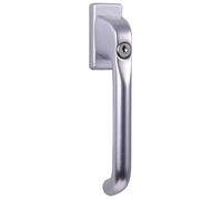 HOPPE Tilt Slide Patio Door Handle 43mm Screw Fix Silver