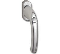 Hoppe Tokyo Window Handle Lock Button, Square Pin 7 x 35 mm Anodised Aluminium Silver-Coloured, 1 Piece, 102202222