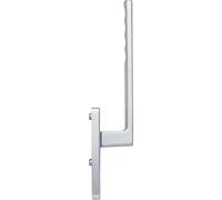 HOPPE Toulon 11598712 Lifting Sliding Door Handle Inner UG Length 253 mm Anodised Aluminium Silver