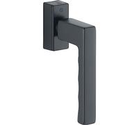 HOPPE 11736045 Fenstergriff Toulon SecuForte, VK 32-42 mm, Aluminium Schwarz matt Window Handle, Black