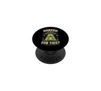 Hopped For This - Funny Frog Alien UFO PopSockets Adhesive PopGrip