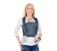 Hoppediz Extra Slim Baby Carrier with Illustrated Instructions (English language not guaranteed), Stone Premature Cloth 5.40 x 0.45 m
