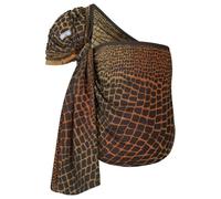 Hoppediz Ring-Sling Baby Sling from Birth 100% Organic Cotton Darwin Design Black