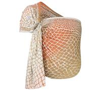 Hoppediz Ring-Sling Baby Sling from Birth 100% Organic Cotton Darwin Design Cream